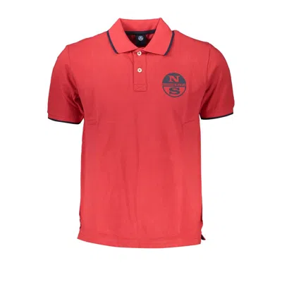 North Sails Cotton Polo Men's Shirt In Red