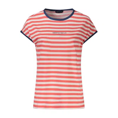 North Sails Cotton Tops & Women's T-shirt In Red