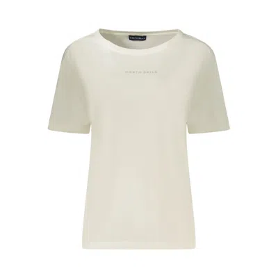 North Sails Cotton Tops & Women's T-shirt In White