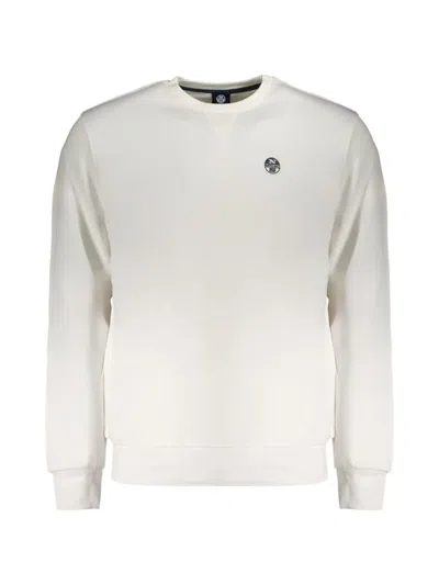 North Sails Crew-neck Sweatshirt In White