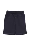 North Sails Drawstring Logo-patch Shorts In Black