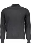 North Sails Black Cotton Sweater In Black