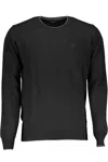 North Sails Black Wool Men Sweater In Black