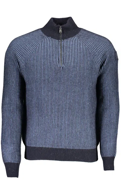 North Sails Eco-conscious Half-zip Men's Sweater In Blue