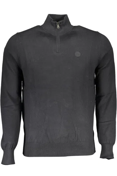 North Sails Eco-conscious Half-zip Sweater In Men's In Black