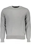North Sails Gray Polyamide Men Sweater In Grey
