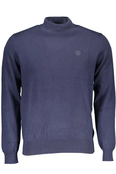North Sails Eco-conscious Turtleneck Sweater In Men's In Blue