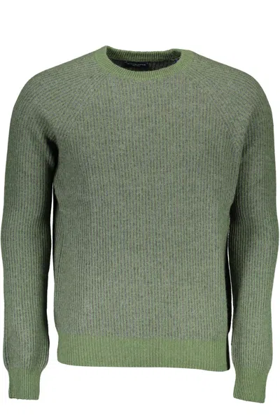North Sails Eco-conscious Wool-blend Men's Sweater In Green