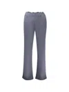 North Sails Elasticated Flared Track Pants In Blue