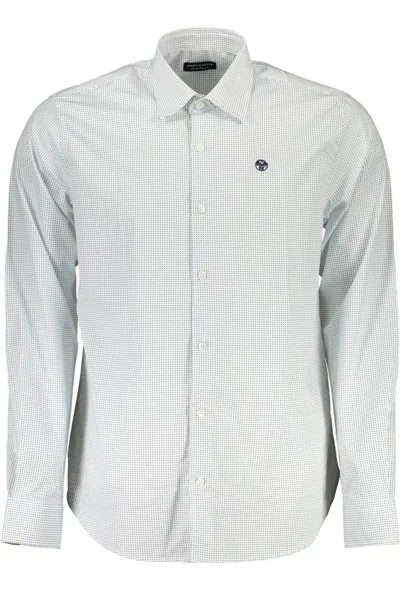 North Sails Elegant Cotton Shirt For The Modern Men's Man In White