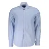 North Sails Light Blue Cotton Men Shirt In Light Blue