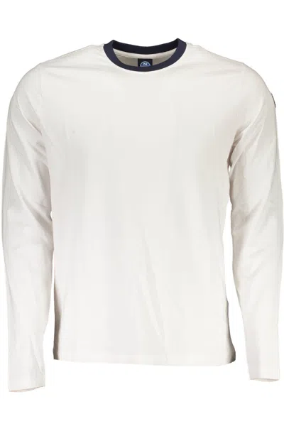 North Sails Elegant Long Sleeve Round Neck Men's T-shirt In White