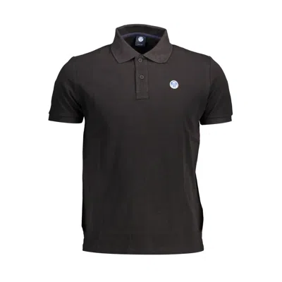 North Sails Elegant Short-sleeved Black Polo Men's Shirt