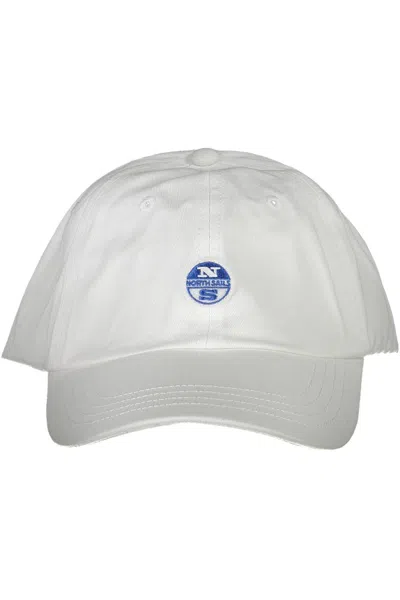 North Sails Elegant Visor Cap With Logo Men's Detail In White