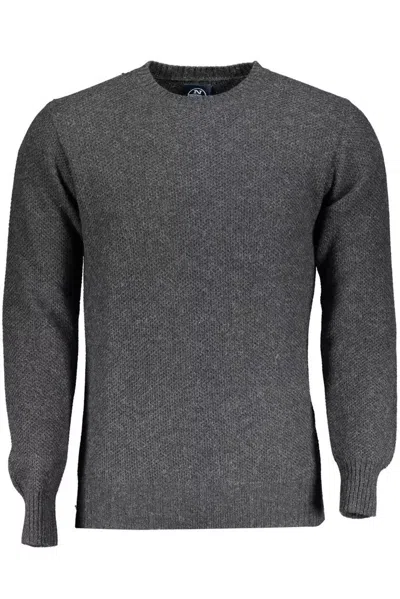 North Sails Elegant Wool-blend Men's Men's Sweater In Grey