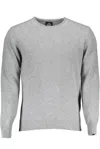 North Sails Gray Wool Shirt In Grey