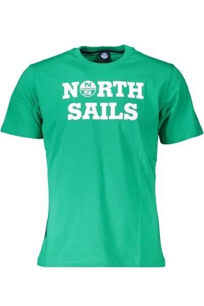 North Sails Emerald Charm Short Sleeve Printed Tee In Green