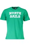 North Sails Emerald Charm Short Sleeve Printed Tee In Green