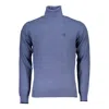 North Sails Blue Fabric Sweater In Blue