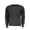North Sails Gray Polyamide Men Sweater In Black
