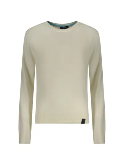 North Sails Bianco Poliammide Women Sweater In Neutral