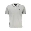 North Sails Gray Cotton Polo Shirt