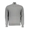 North Sails Gray Cotton Sweater In Gray
