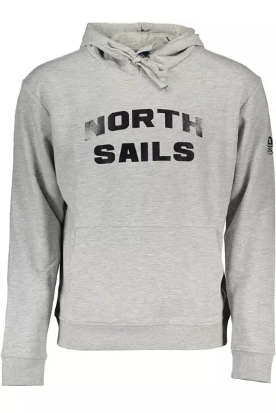 North Sails Gray Cotton Sweater In Grey