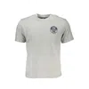 North Sails Gray Cotton Men T-shirt