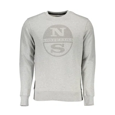 North Sails Gray Cotton Unisex Sweatshirt