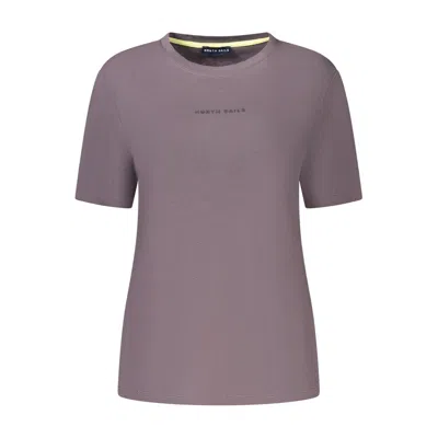 North Sails Gray Cotton Women's T-shirt In Purple