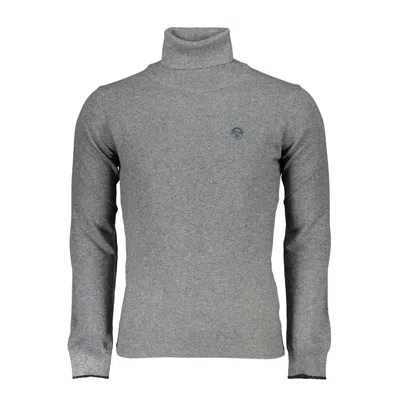 NORTH SAILS GRAY FABRIC SWEATER