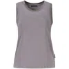 North Sails Black Polyester Tank Top In Gray