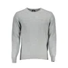 North Sails Gray Wool Men Men's Sweater In Gray