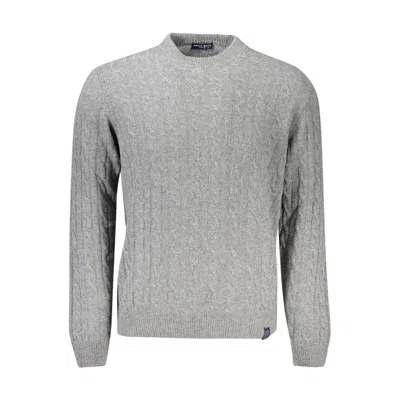 North Sails Gray Wool Men Men's Sweater