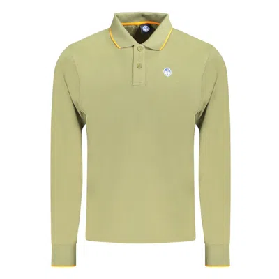 North Sails Green Cotton Men Polo Shirt