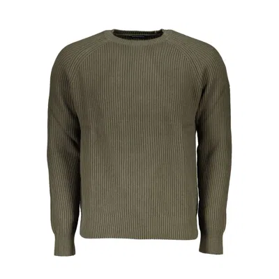 North Sails Green Cotton Men Sweater