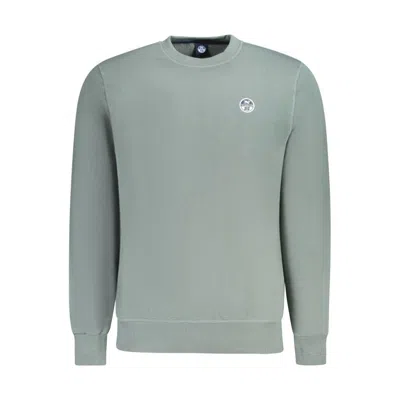 North Sails Green Cotton Men Sweater