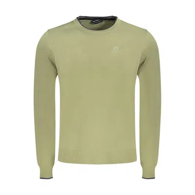 North Sails Green Cotton Men Sweater