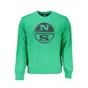 North Sails Green Cotton Sweater In Green