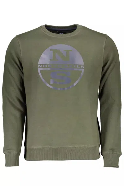 North Sails Logo-print Sweatshirt In Green
