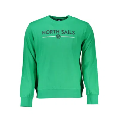 NORTH SAILS NORTH SAILS GREEN COTTON MEN'S SWEATER