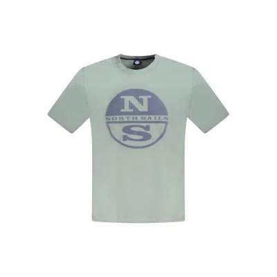 North Sails Green Cotton Men T-shirt