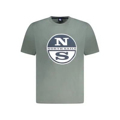 North Sails Green Cotton Men T-shirt