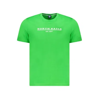 North Sails Green Cotton Men T-shirt