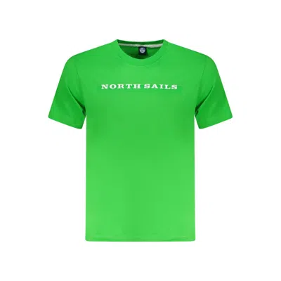 North Sails Green Cotton Men T-shirt