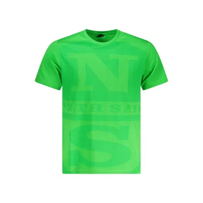 North Sails Green Cotton Men T-shirt