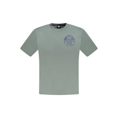 North Sails Green Cotton Men T-shirt