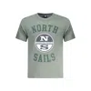 North Sails Green Cotton Men T-shirt In Green