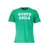 North Sails Emerald Charm Short Sleeve Printed Tee In Green